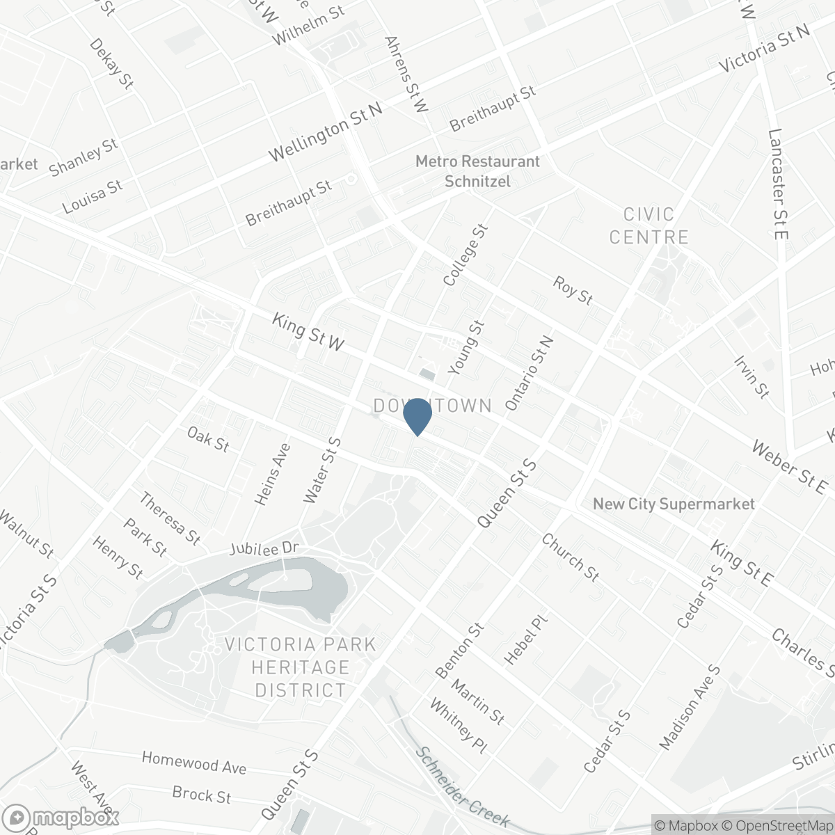 60 CHARLES Street Unit# 1402, Kitchener, Ontario N2G 0C9